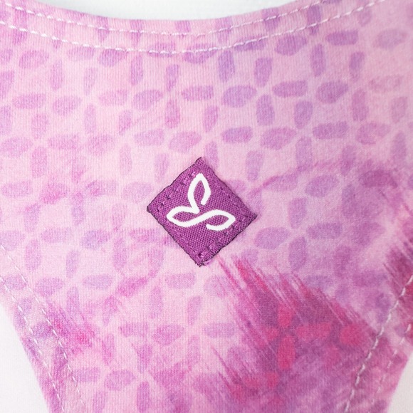 Prana Boost Printed Tank Top Womens Small Abstract Floral Yoga Pilates Athletic - Picture 9 of 11